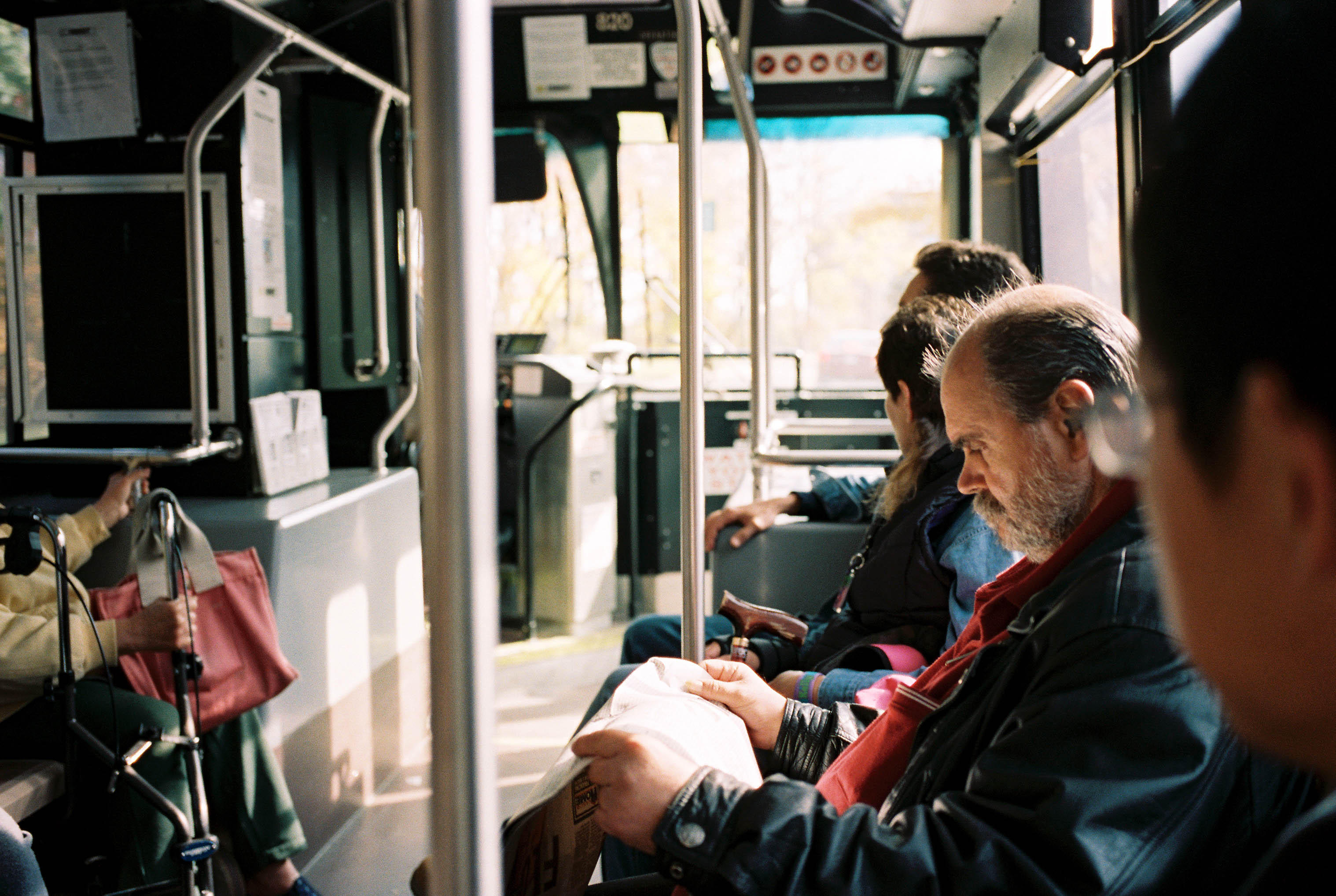 A Binghamton, NY city bus