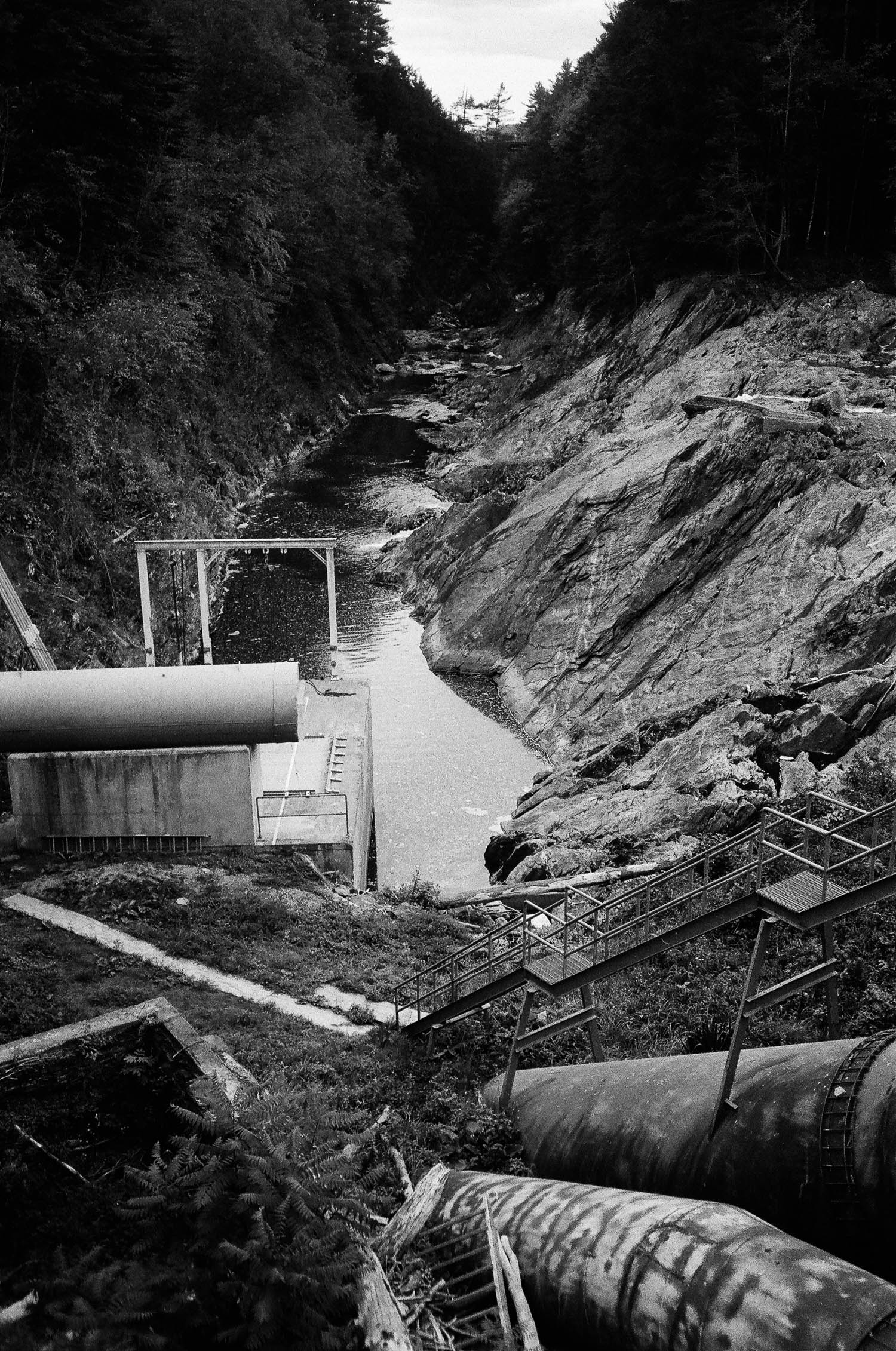 Pipes at Quechee Gorge