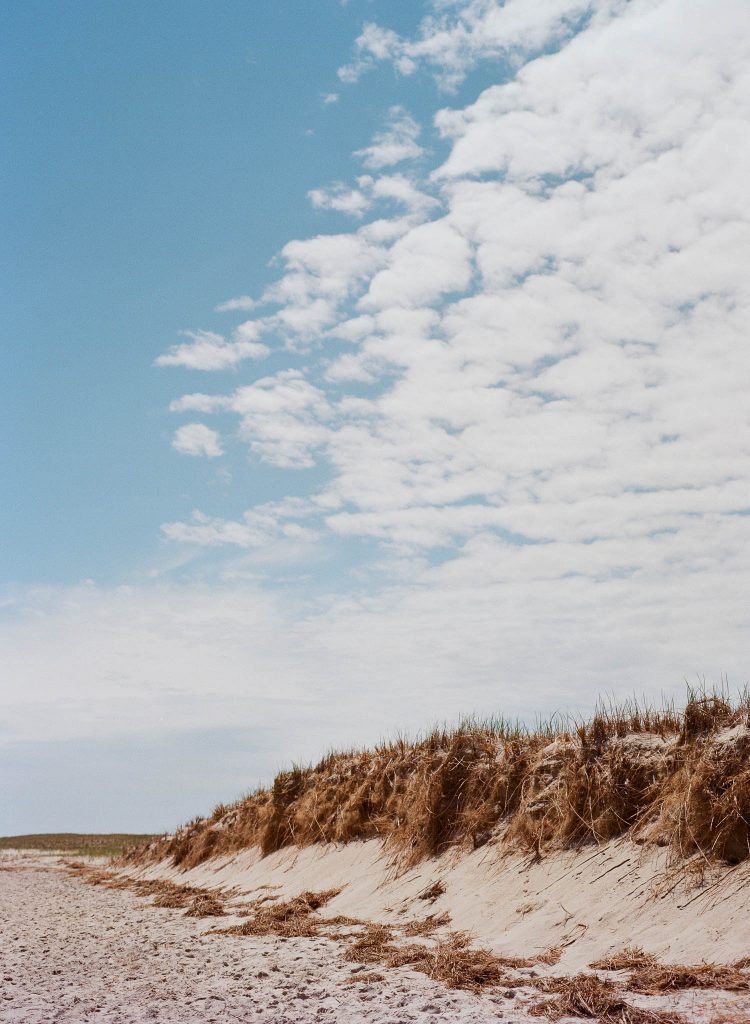 The beach in Nantucket