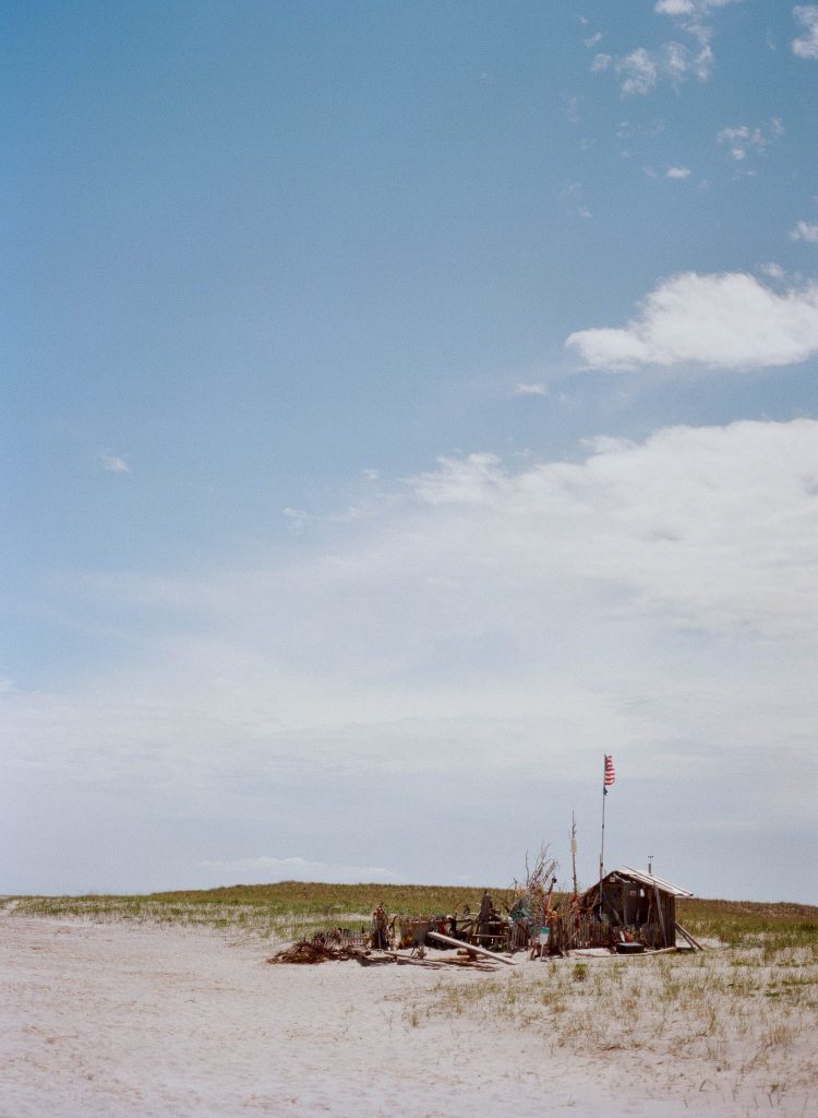 A shack on the beach in Nantucket