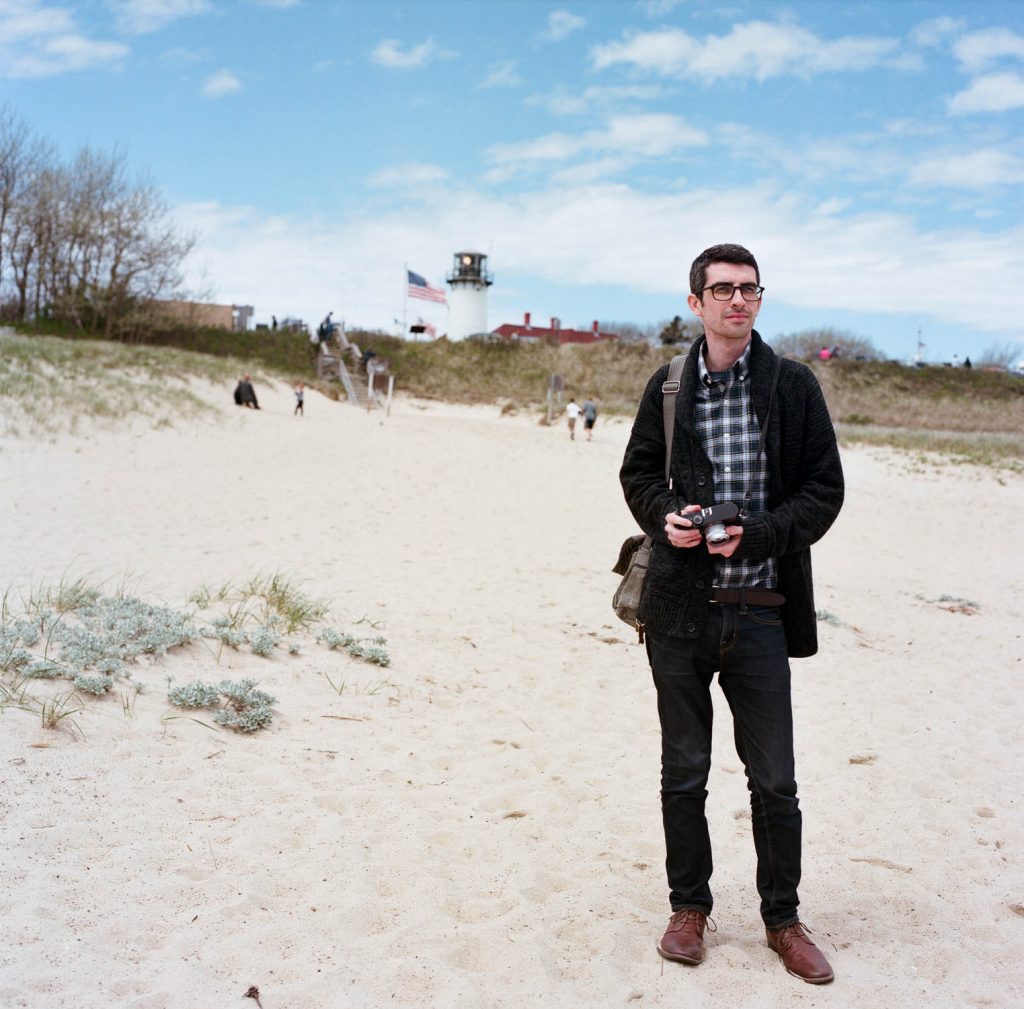 Tyler on the beach in Cape Cod