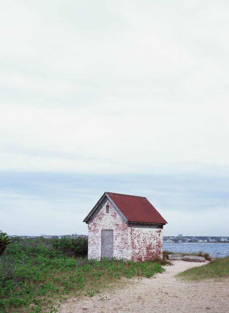 A shed near Brant Point Light in Nantucket