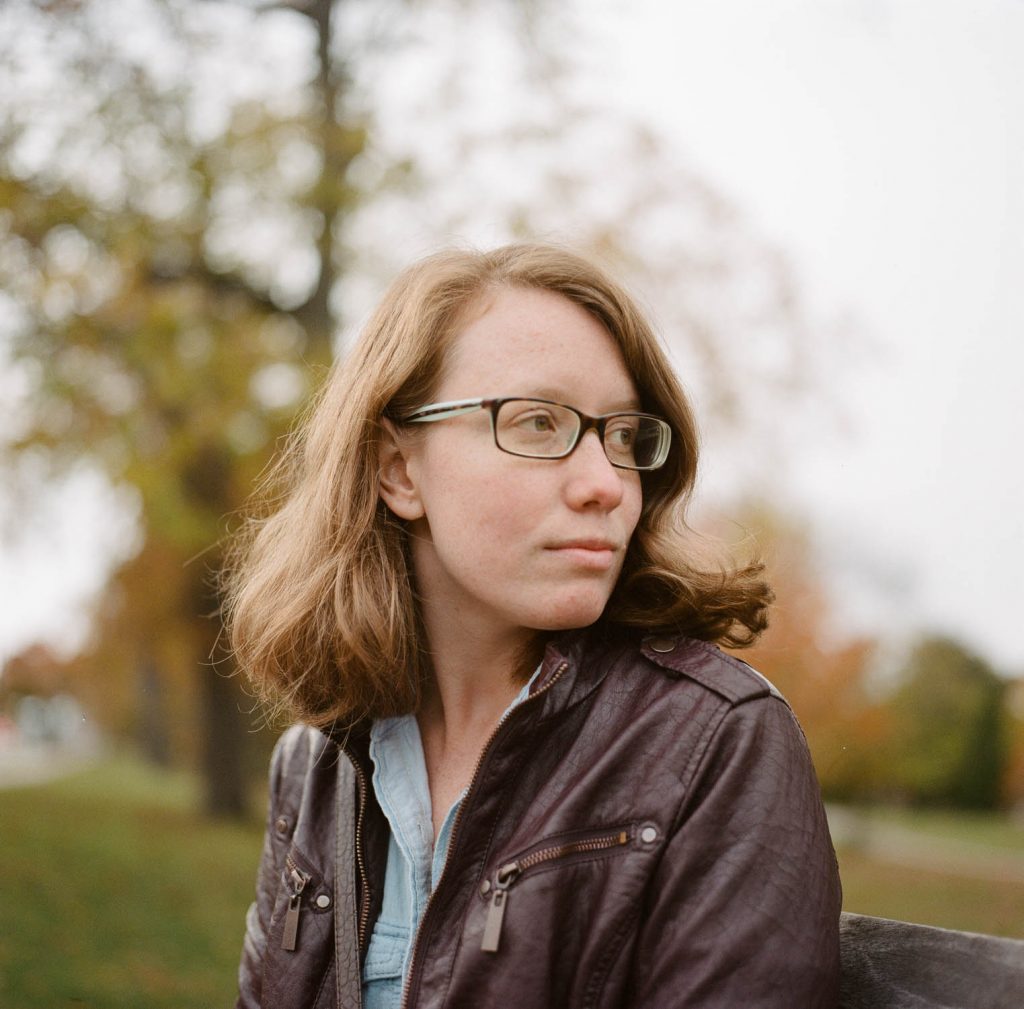 Keegan in Deering Oaks Park in Portland, Maine